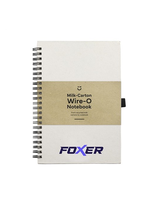 Milk-Carton Wire-O Notebook A5 carnet de notes