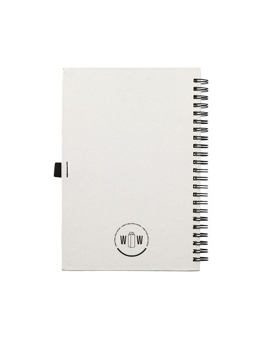 Milk-Carton Wire-O Notebook A5 carnet de notes
