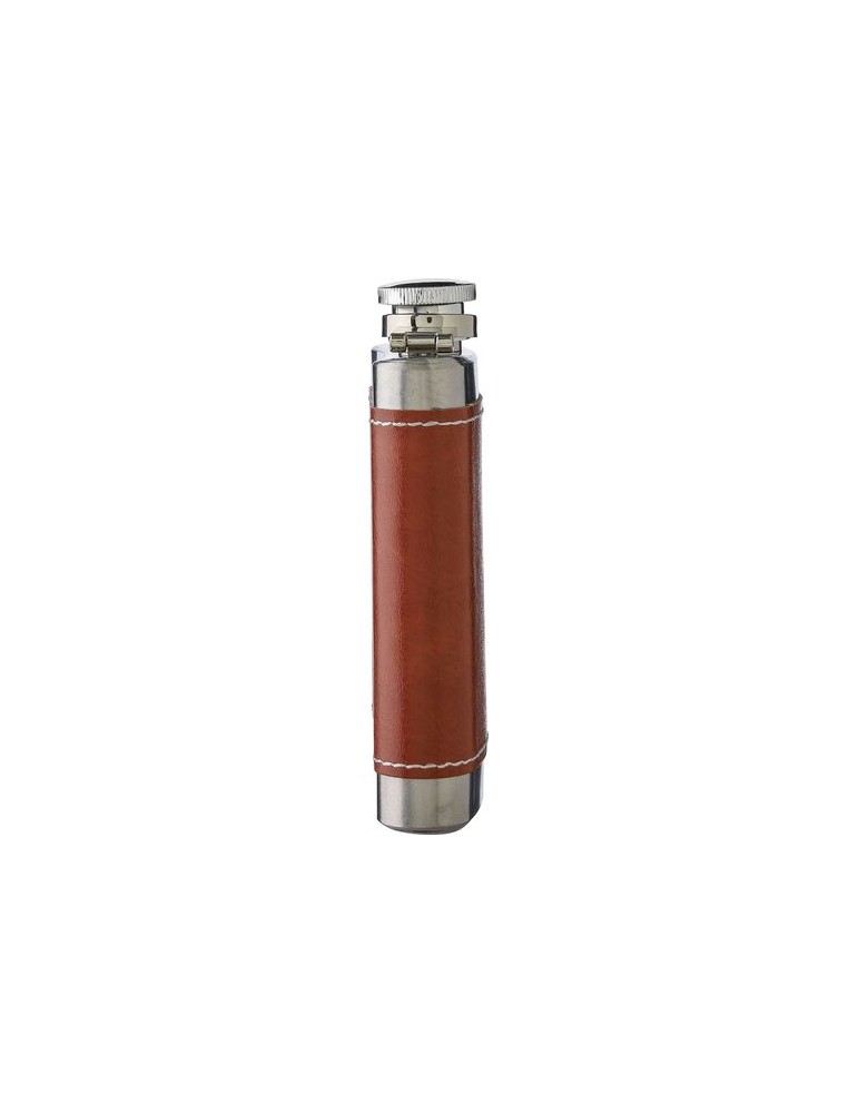 Flasque en acier inoxydable et PU de 100 ml publicitaire Cedric