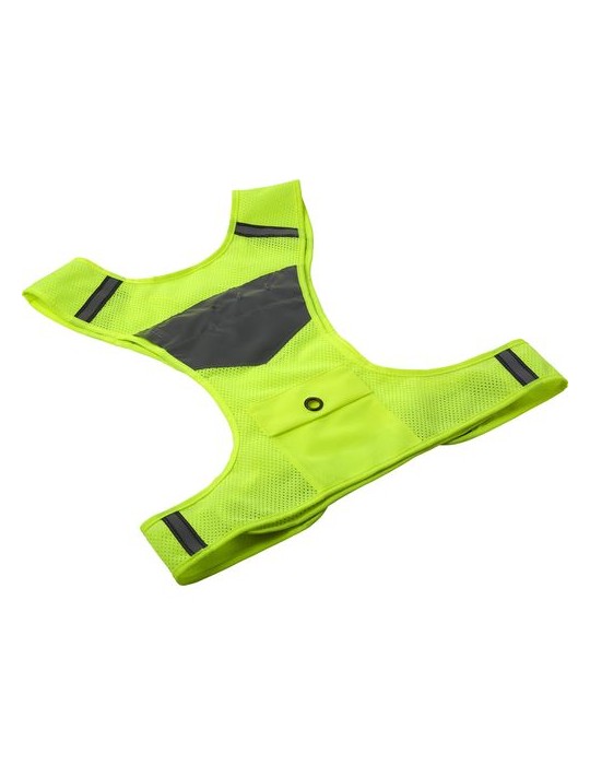 Gilet réfléchissant personnalisé Minna - Sécurité et visibilité pas cher