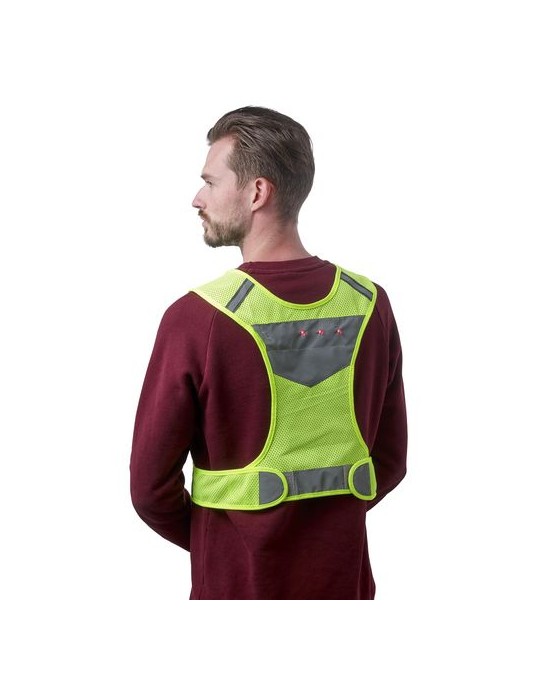 Gilet réfléchissant personnalisé Minna - Sécurité et visibilité pas cher