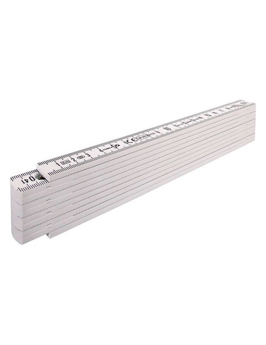 Mètre pliant Stabila en ABS de 2 m Gloria 1100 Série