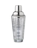 Shaker gradué personnalisé en verre et en inox Adela pas cher
