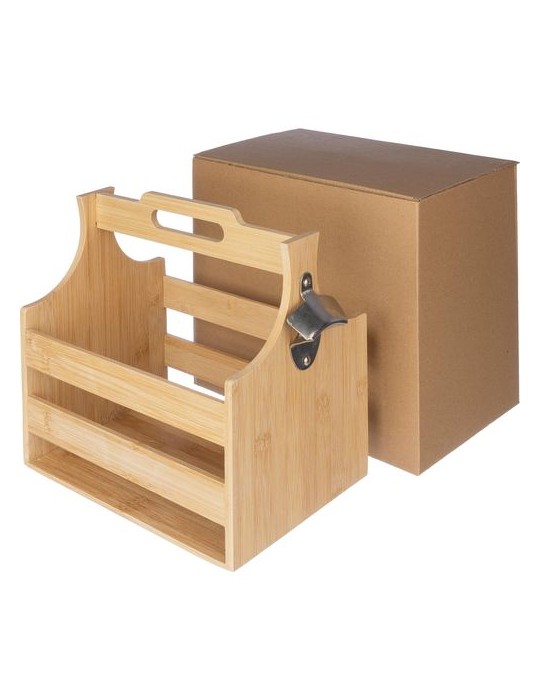 Porte-bouteille en bambou Publicitaire - Hans