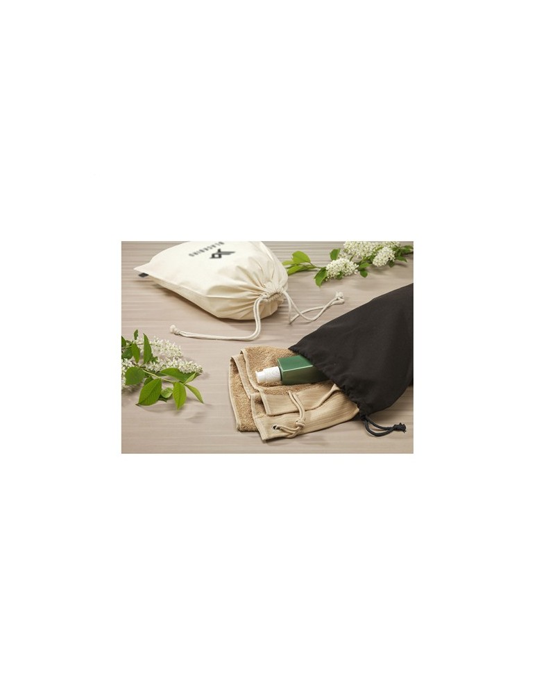 Gift Pouch Naturel GRS Recycled Cotton (150 g/m²) L