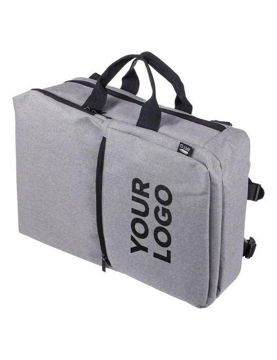Sac à dos porte-ordinateur de 15'' en polyester rPET 300D personnalisé Mallory