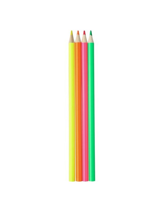 Surligneurs Personnalisés Kaden - Ensemble de 4 Crayons Colorés pas cher