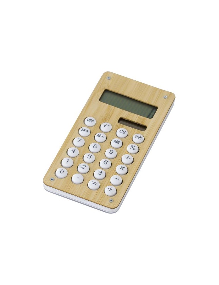 Calculatrice en Bambou Personnalisée pas cher
