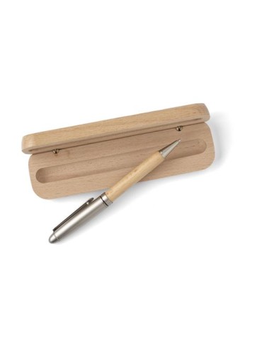 Stylo Bille en Bois Personnalisé Tobias - Chic et Durable 2