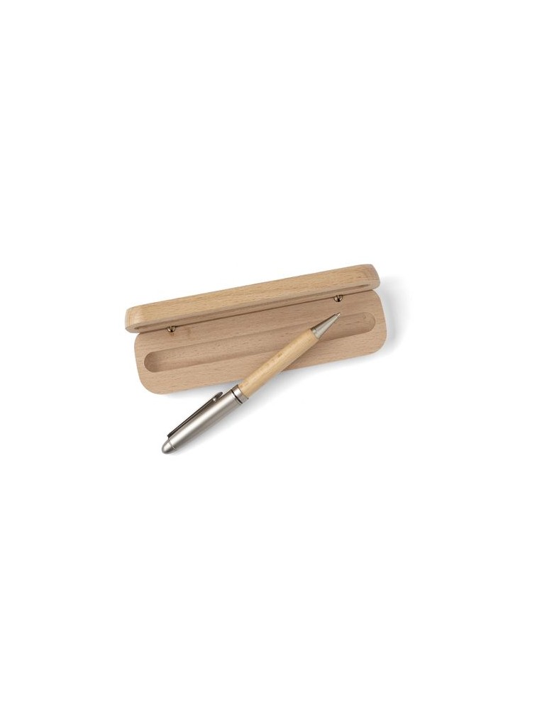 Stylo Bille en Bois Personnalisé Tobias - Chic et Durable