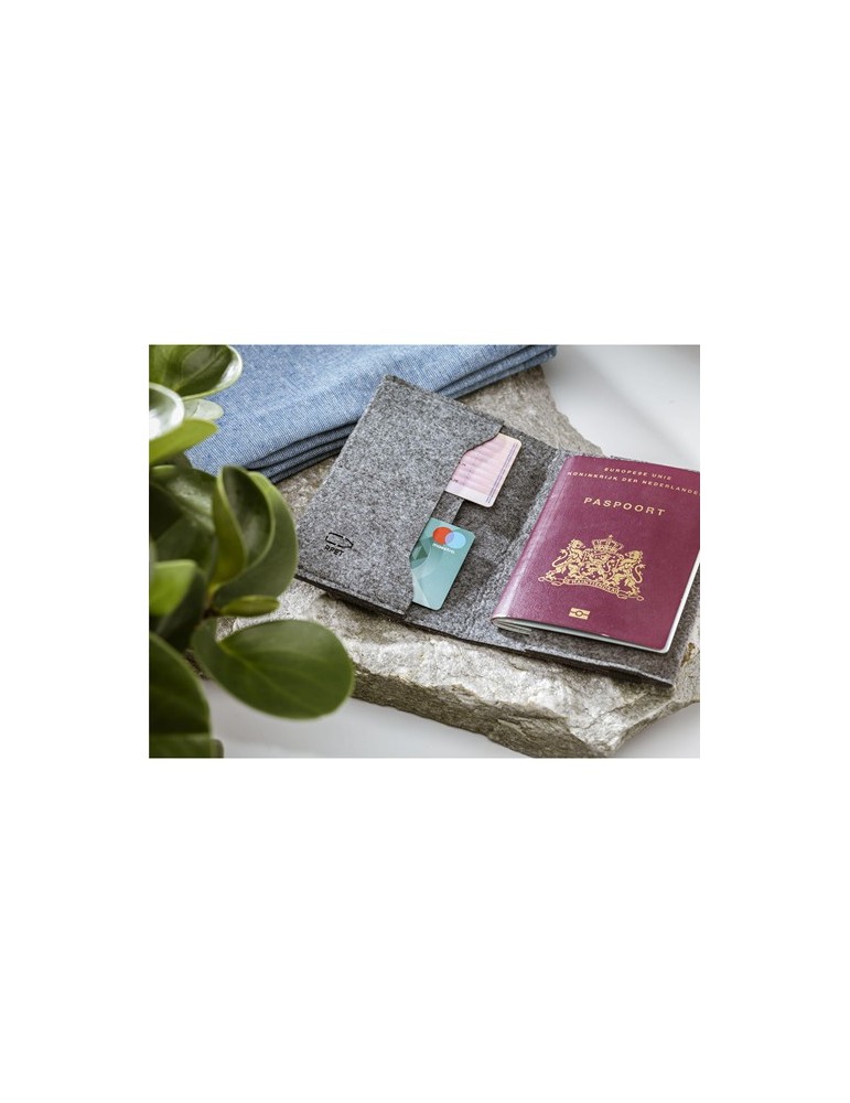 Identify GRS RPET Felt porte pièce d'identité