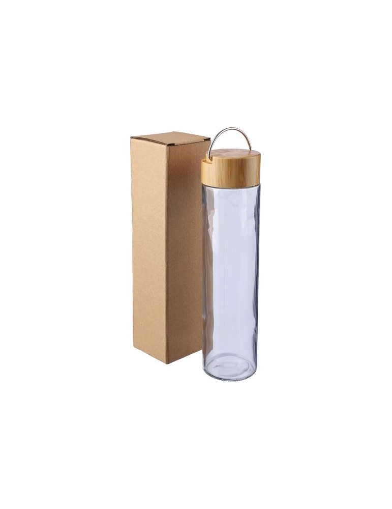 Gourde en verre de 500 ml avec dragonne publicitaire Clarence