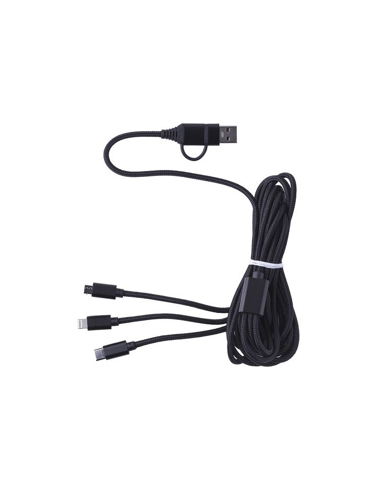 Câble de charge nylon personnalisé - Accessoire pratique Sable pas cher