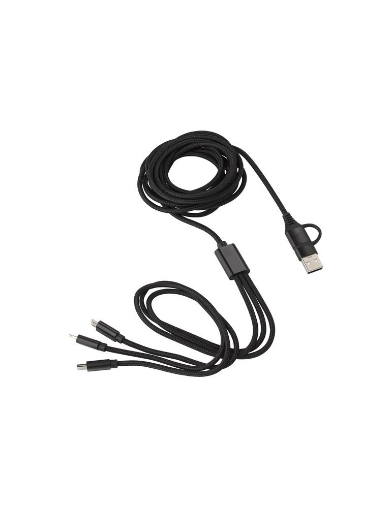 Câble de charge nylon personnalisé - Accessoire pratique Sable pas cher