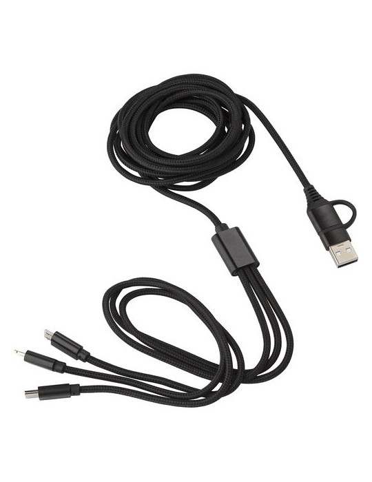 Câble de charge nylon personnalisé - Accessoire pratique Sable pas cher