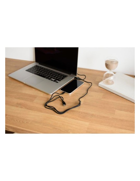 Câble de charge nylon personnalisé - Accessoire pratique Sable pas cher