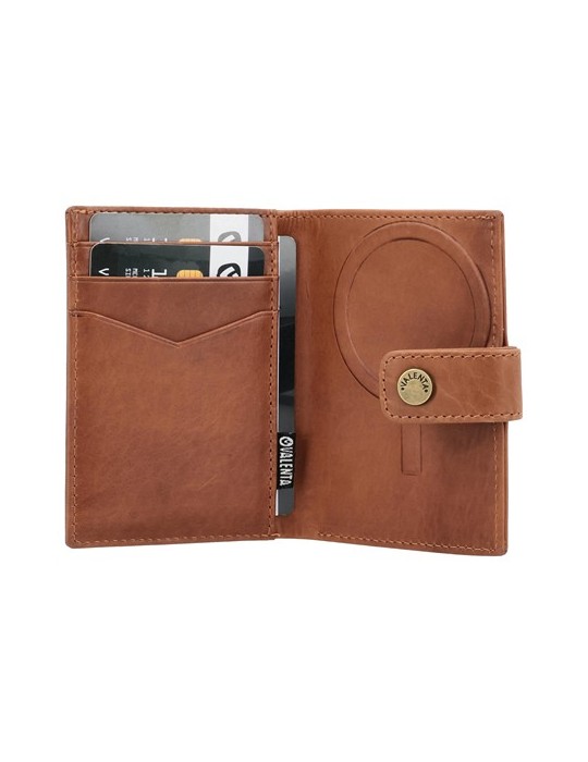 Valenta Card Wallet Leather MagSafe Luxe