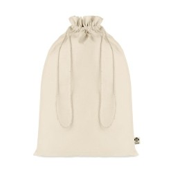 Sac cadeau  en coton biologique personnalisé L AMBER LARGE Matières : coton Couleurs : beige