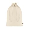 Sac cadeau  en coton biologique personnalisé L AMBER LARGE Matières : coton Couleurs : beige