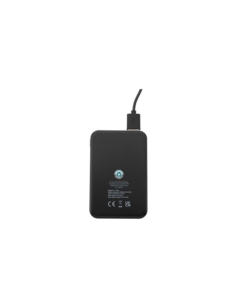Compact 5000 RCS Recycled ABS Powerbank