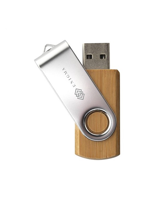 Twist Bamboo en stock clé USB 16 GB