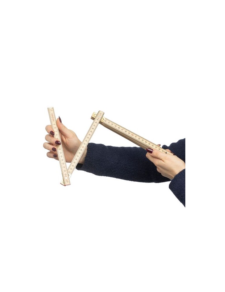 Mètre pliable en bois de bouleau Ezio