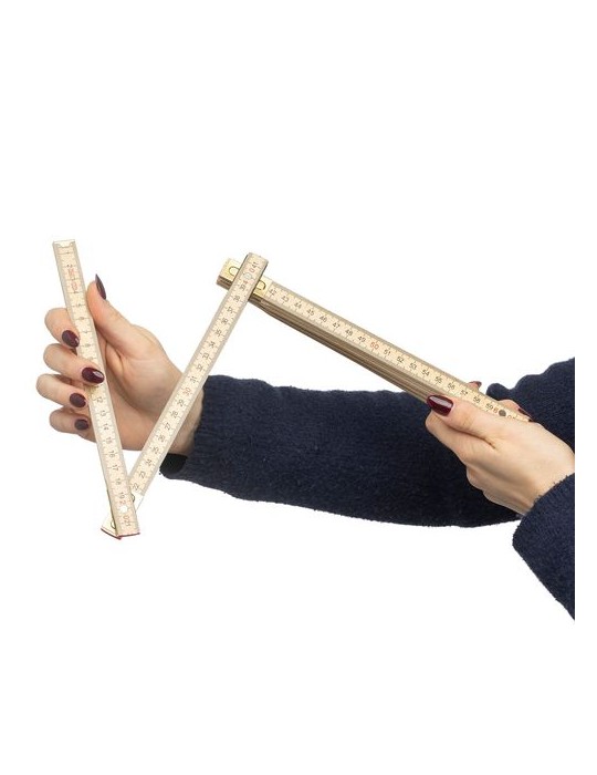 Mètre pliable en bois de bouleau Ezio