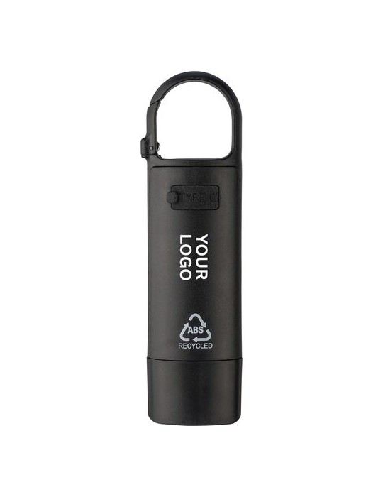 Mini lampe de poche en ABS recyclé Zai