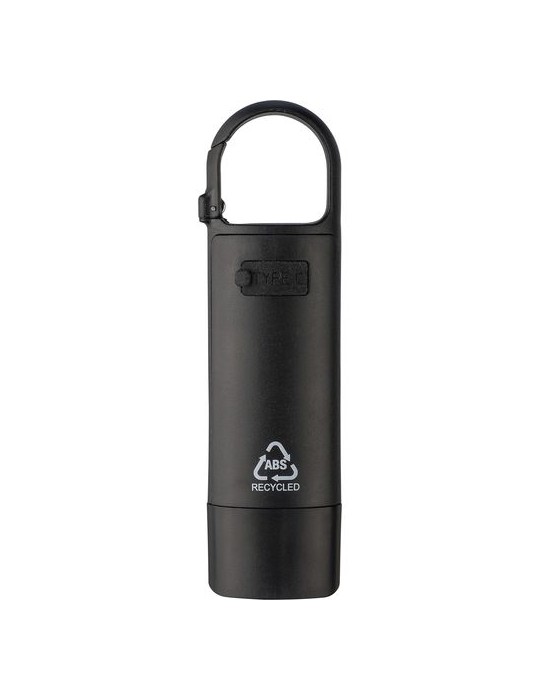 Mini lampe de poche en ABS recyclé Zai