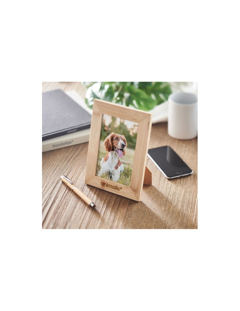 Cadre Photo en Bambou Personnalisé GAZO | Décoration pas cher