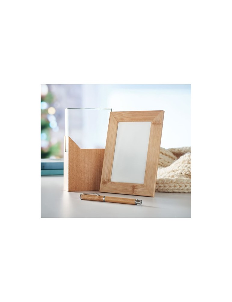 Cadre Photo en Bambou Personnalisé GAZO | Décoration pas cher
