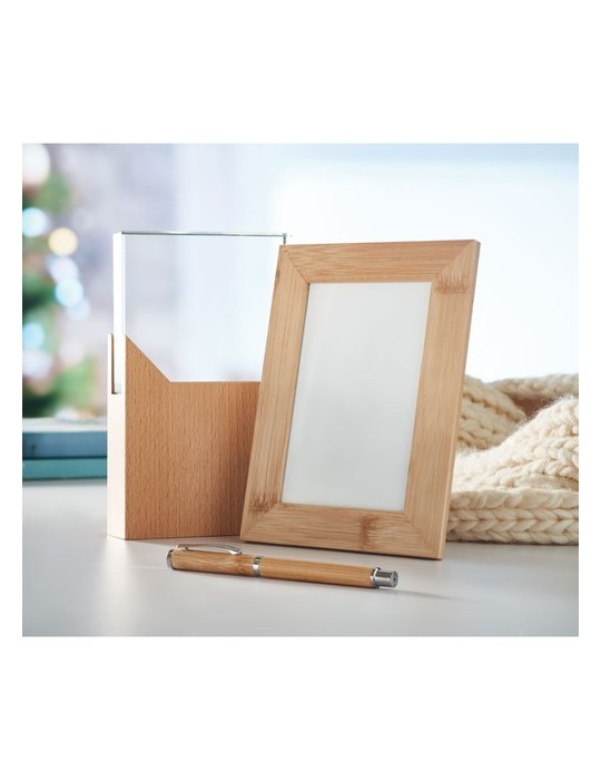 Cadre Photo en Bambou Personnalisé GAZO | Décoration pas cher