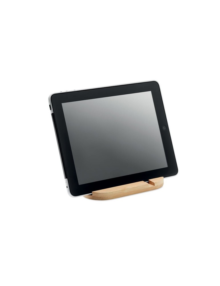 Support Tablette Pratique en Bambou Personnalisé pas cher