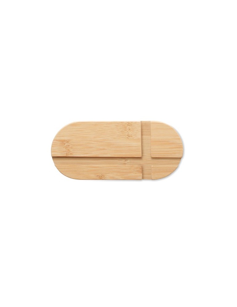Support Tablette Pratique en Bambou Personnalisé pas cher