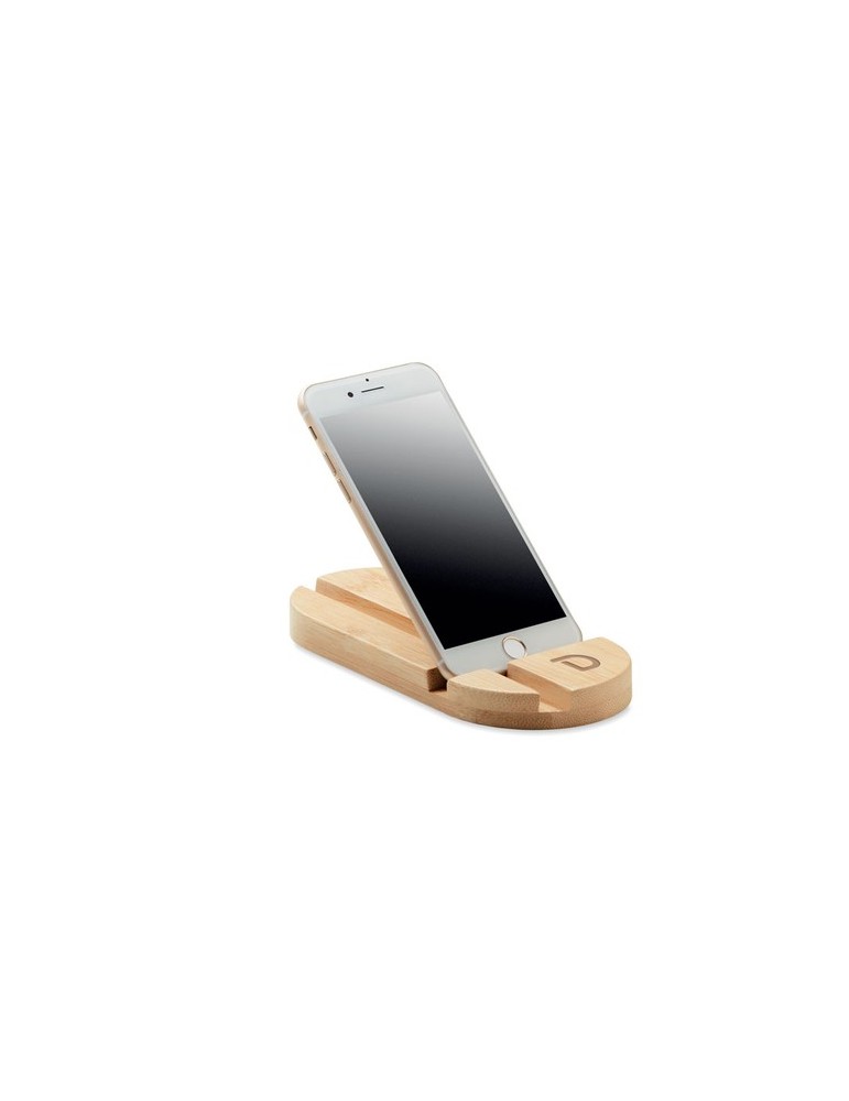 Support Tablette Pratique en Bambou Personnalisé pas cher
