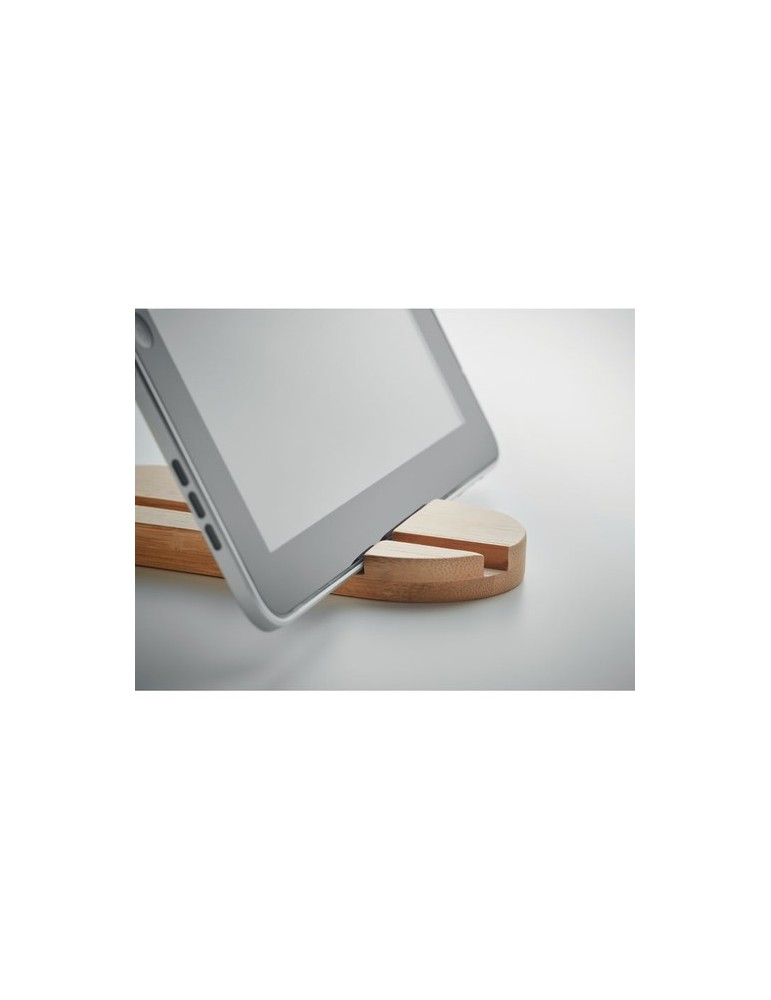 Support Tablette Pratique en Bambou Personnalisé pas cher