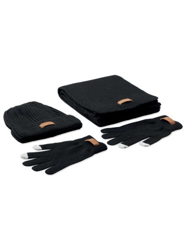Set d'Hiver en RPET 3 pièces Personnalisé pas cher