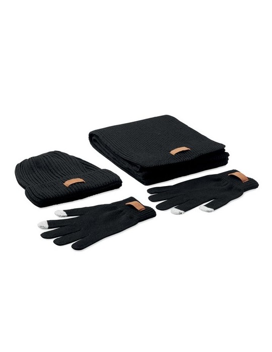 Set d'Hiver en RPET 3 pièces Personnalisé pas cher