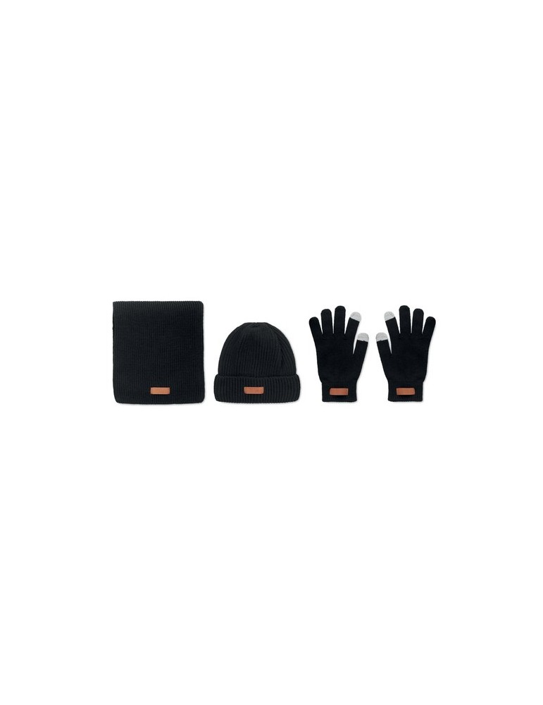 Set d'Hiver en RPET 3 pièces Personnalisé pas cher