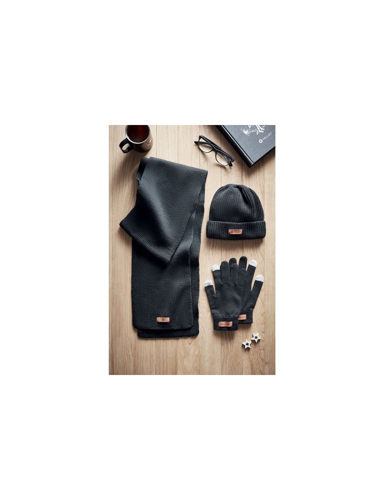 Set d'Hiver en RPET 3 pièces Personnalisé pas cher