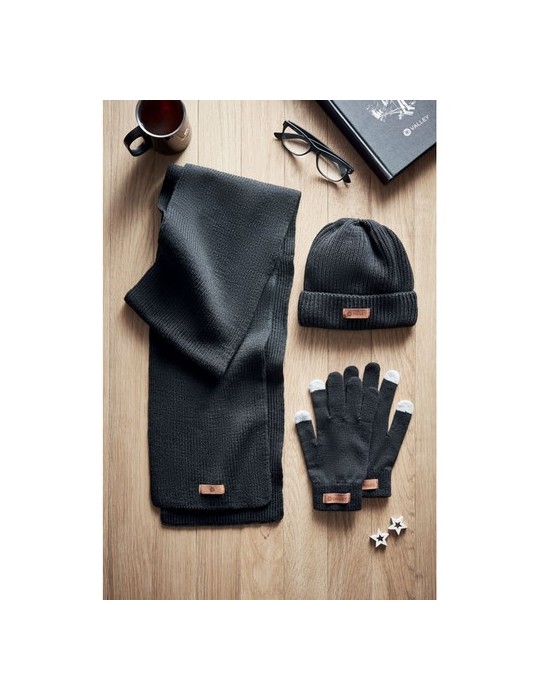 Set d'Hiver en RPET 3 pièces Personnalisé pas cher