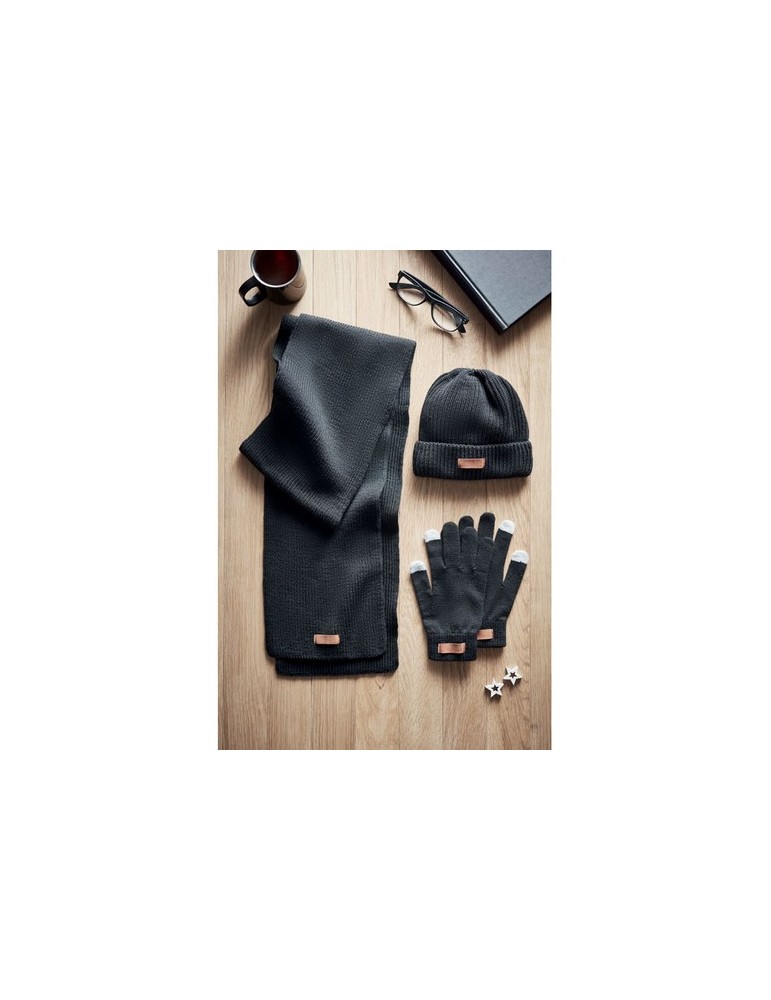 Set d'Hiver en RPET 3 pièces Personnalisé pas cher