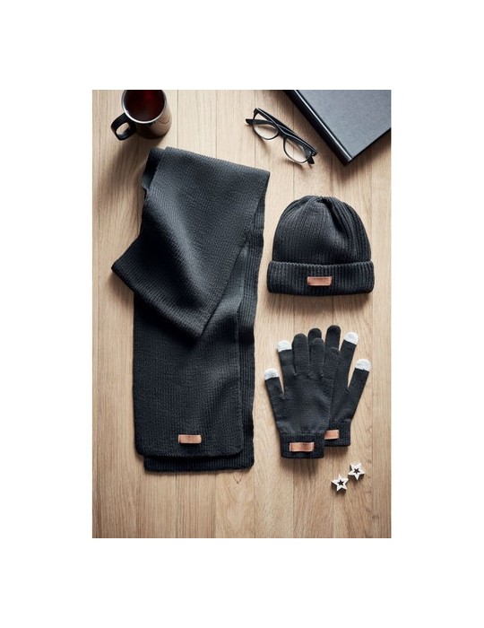 Set d'Hiver en RPET 3 pièces Personnalisé pas cher