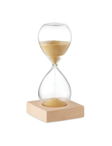 Sablier en verre de 5 min personnalisée - Accessoire chic et pratique pas cher