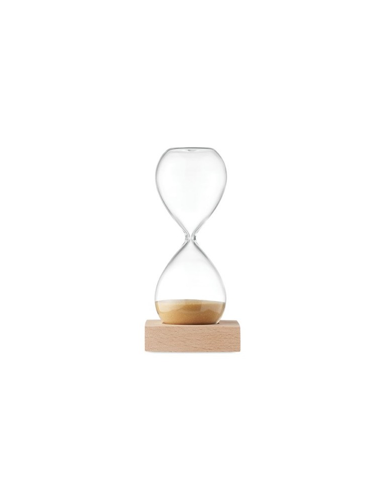Sablier en verre de 5 min personnalisée - Accessoire chic et pratique pas cher