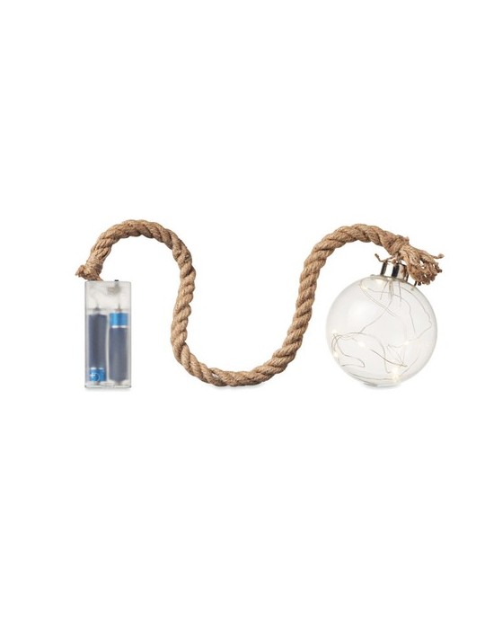 Boule en verre LED personnalisée - Décoration lumineuse BAUBLI pas cher