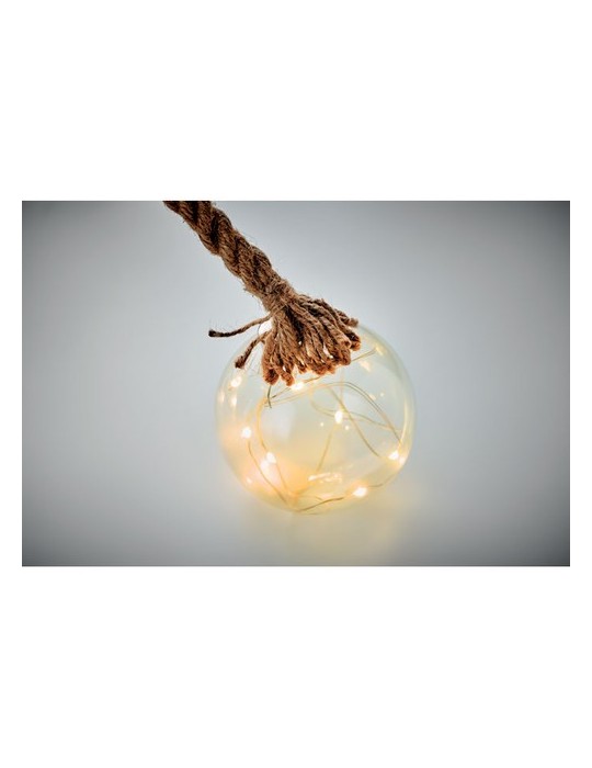 Boule en verre LED personnalisée - Décoration lumineuse BAUBLI pas cher
