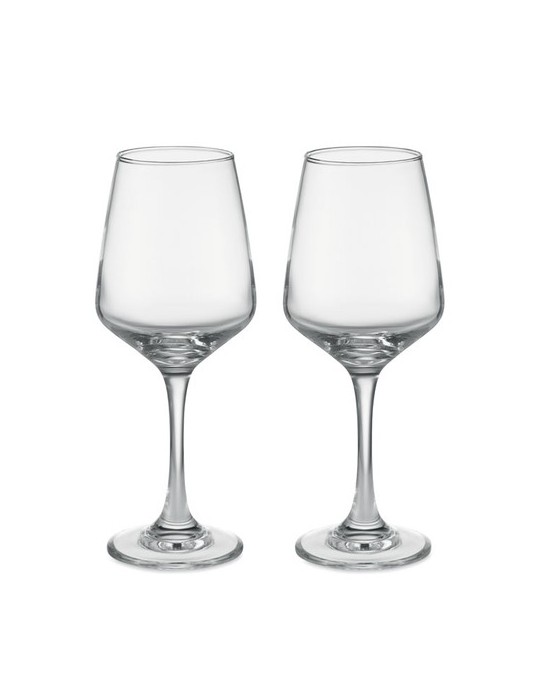 Verres à vin personnalisés - Ensemble de 2 CHEERS pas cher