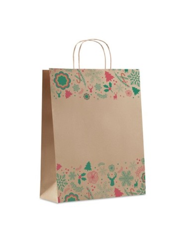 Sac en papier cadeau grand - et pratique personnalisée pas cher