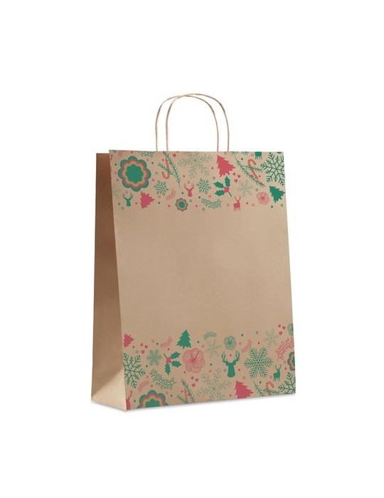 Sac en papier cadeau grand - et pratique personnalisée pas cher